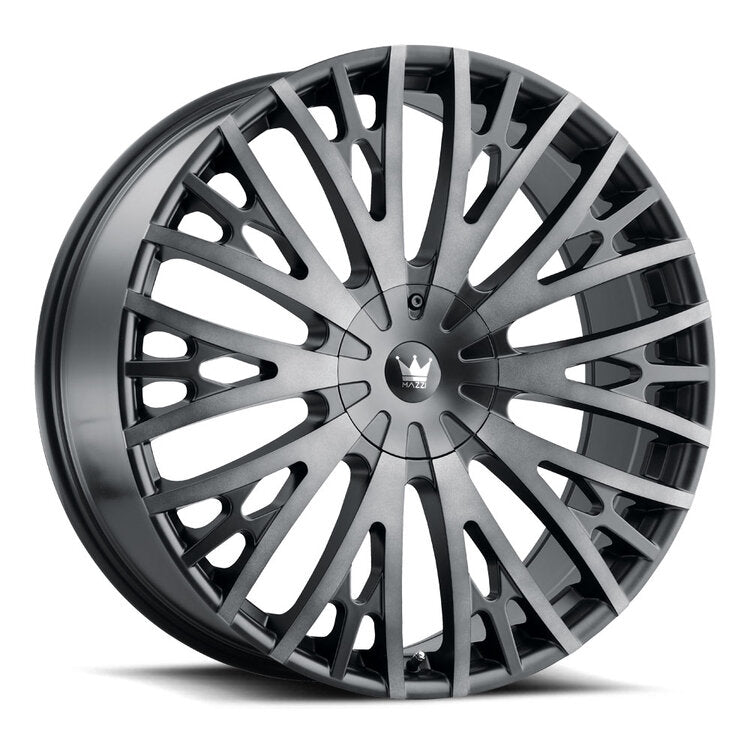 Mazzi Twist Tie Black with Machined wheel