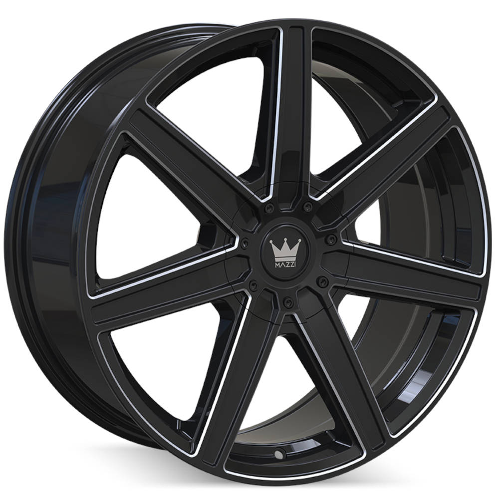 Mazzi Laguna Black with Milled Sp wheel