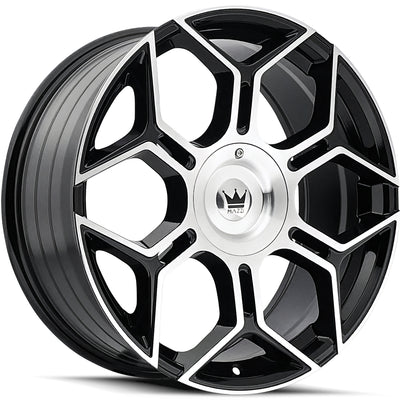 Mazzi LIBRA 379 Gloss Black Machined wheel