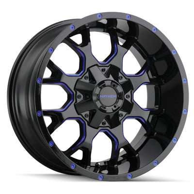 Mayhem WARRIOR 8015 Black Milled Prism B wheel