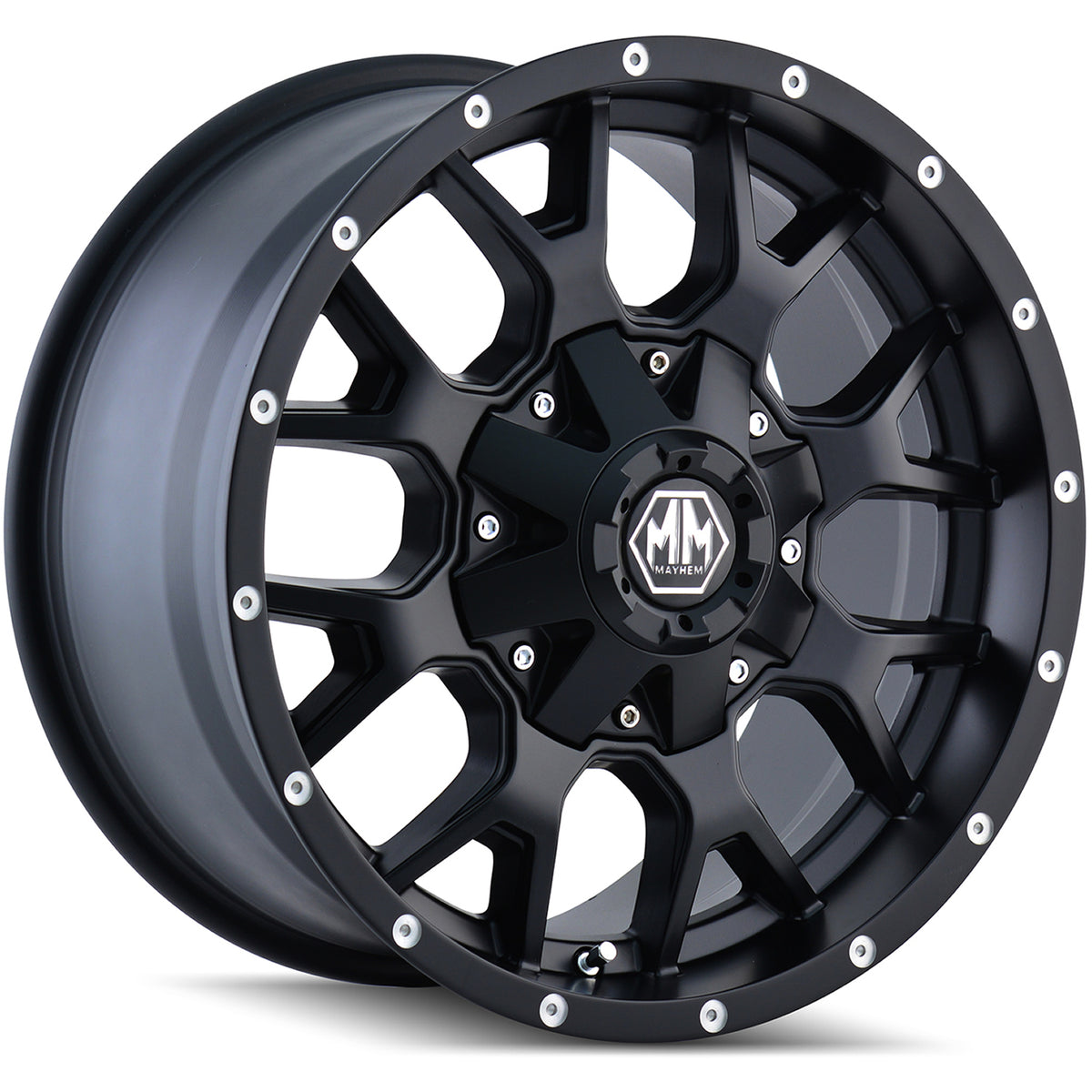 Mayhem WARRIOR 8015 Matte Black wheel