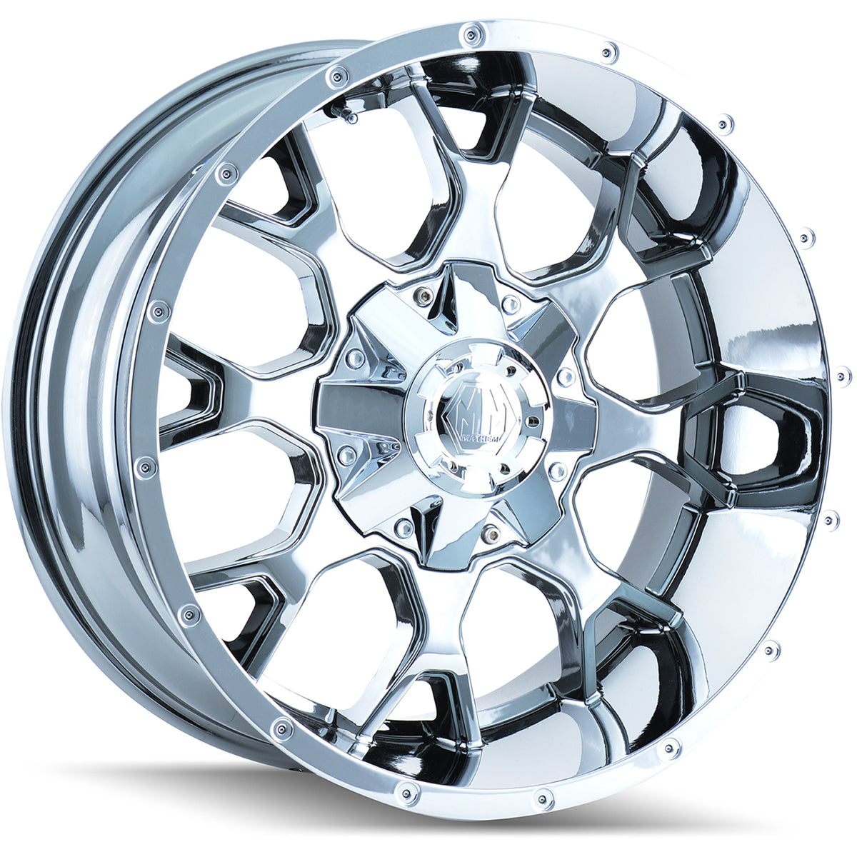 Mayhem Warrior Chrome wheel