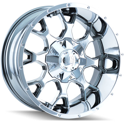 Mayhem Warrior Chrome wheel
