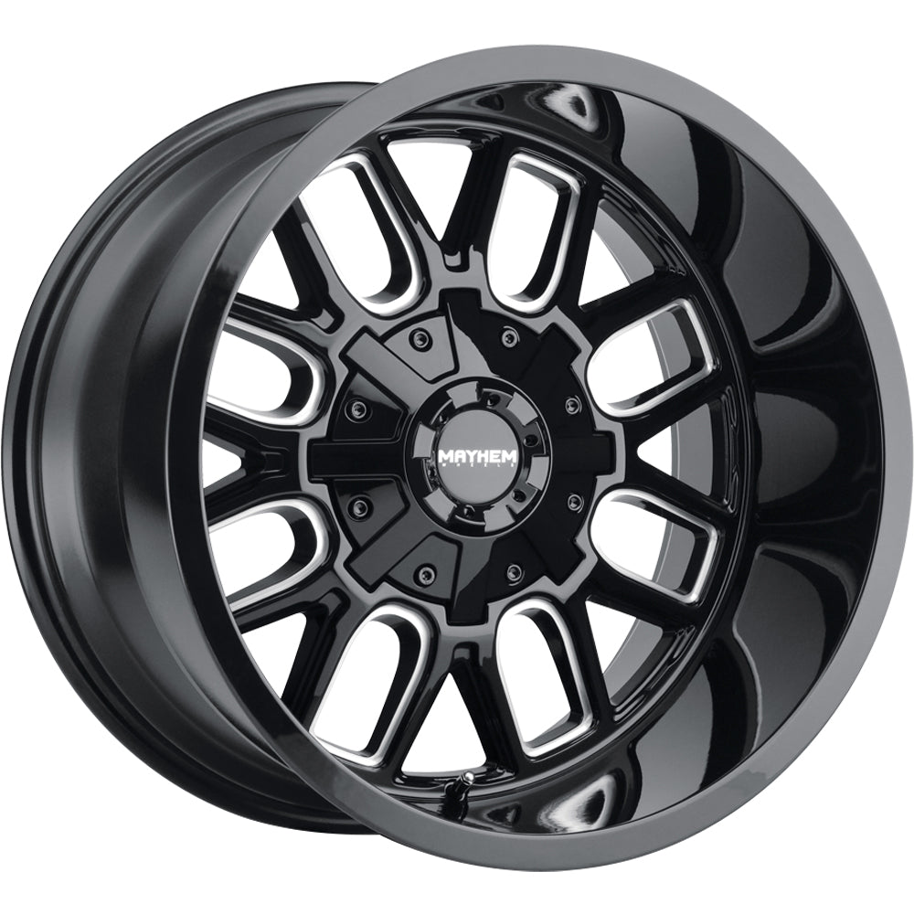 Mayhem COGENT 8107 Gloss Black Milled wheel