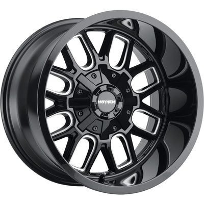 Mayhem COGENT 8107 Gloss Black Milled wheel