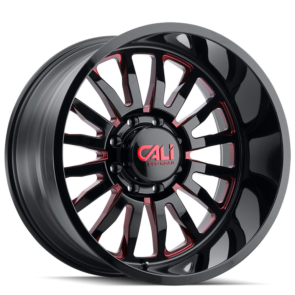 Cali Off-Road Summit Black with Red Mille wheel