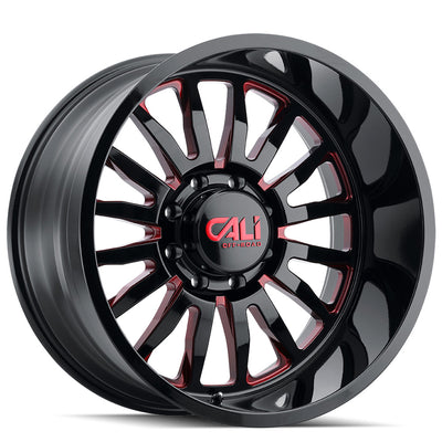 Cali Off-Road SUMMIT 9110 Black Milled Prism R wheel