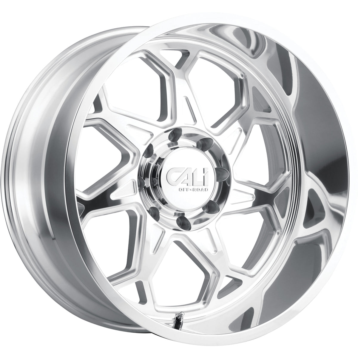 Cali Off-Road Sevenfold Polished wheel