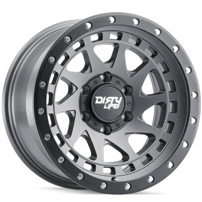 Dirty Life Enigma Pro Graphite with a Blac wheel