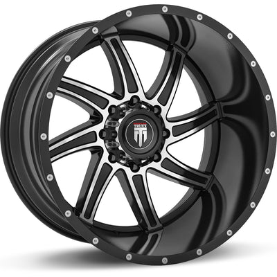 American Truxx Vortex Black with Machined wheel