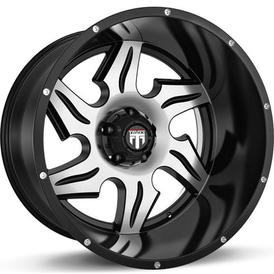 American Truxx NINJA AT163 Gloss Black Machined wheel
