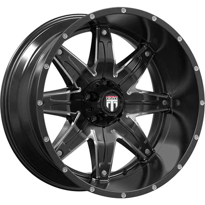 American Truxx Lone Star Black with Milled Sp wheel