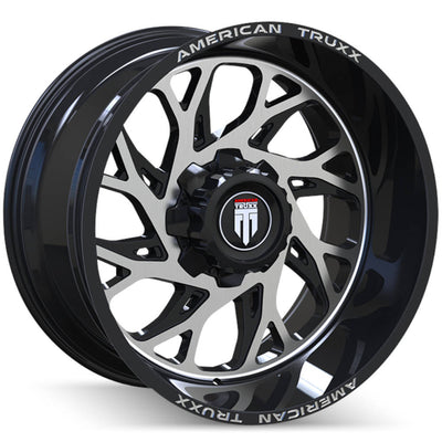 American Truxx Destiny Black with Machined wheel