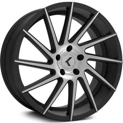 Kraze SPINNER KR181 Gloss Black Machined wheel