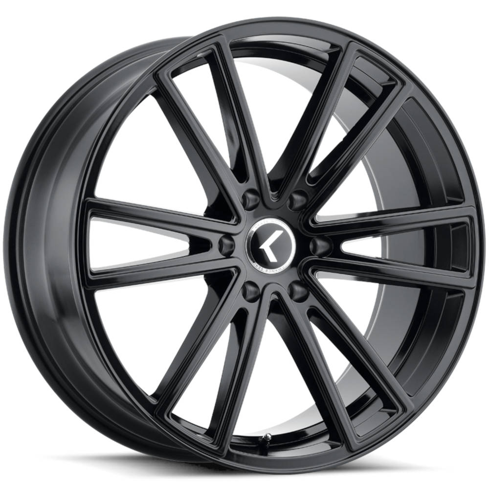 Kraze LUSSO KR190 Gloss Black wheel