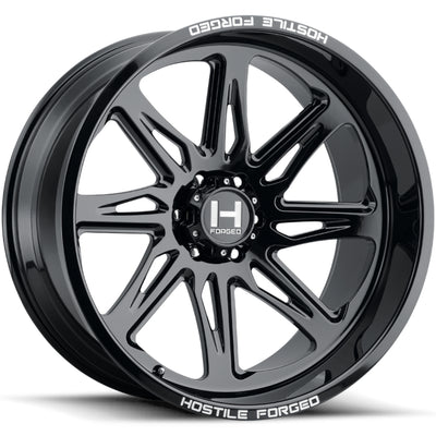 Hostile Forged HF07 TOMAHAWK Black wheel