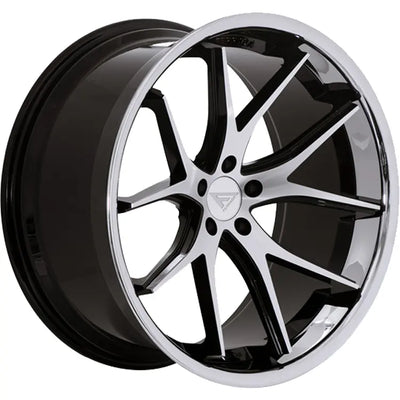 Ferrada FR2 Black/Machined/Chrome wheel