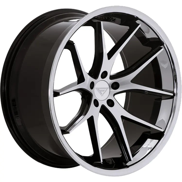Ferrada FR2 Black/Machined/Chrome wheel
