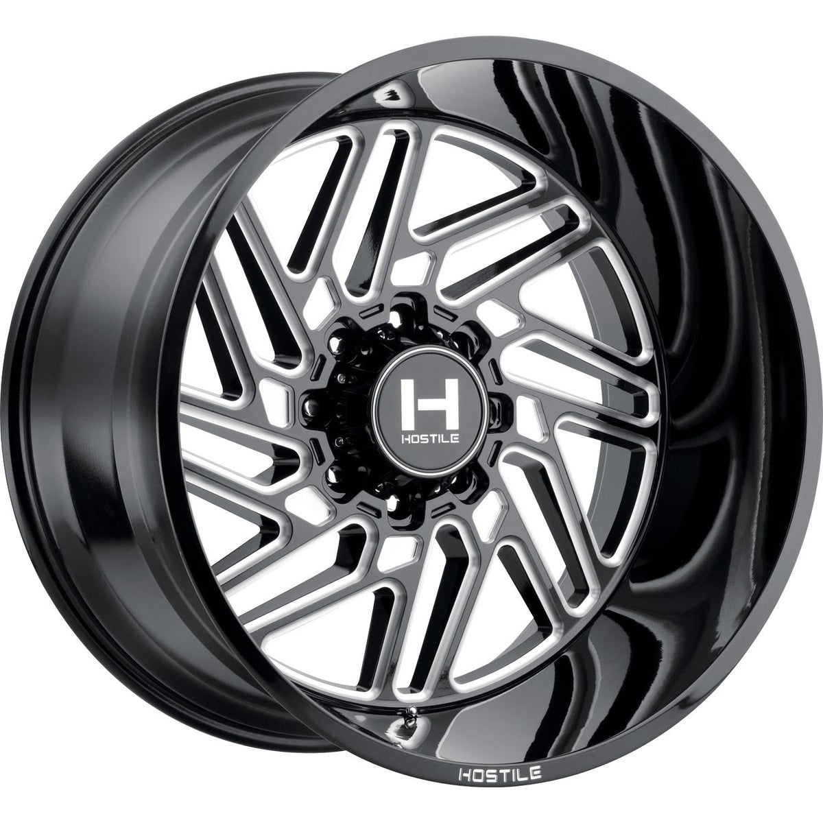 Hostile Jigsaw Black/Milled wheel
