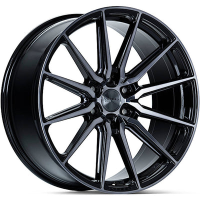 Vossen HF6-1 Black/Machined wheel
