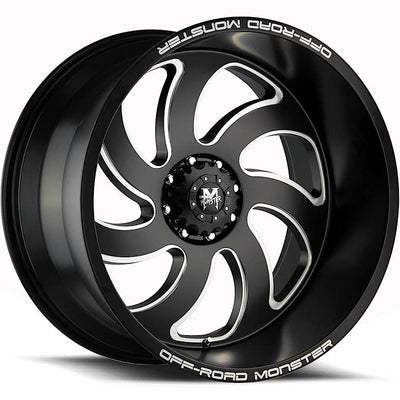 Off-Road Monster M07 Black/Milled wheel