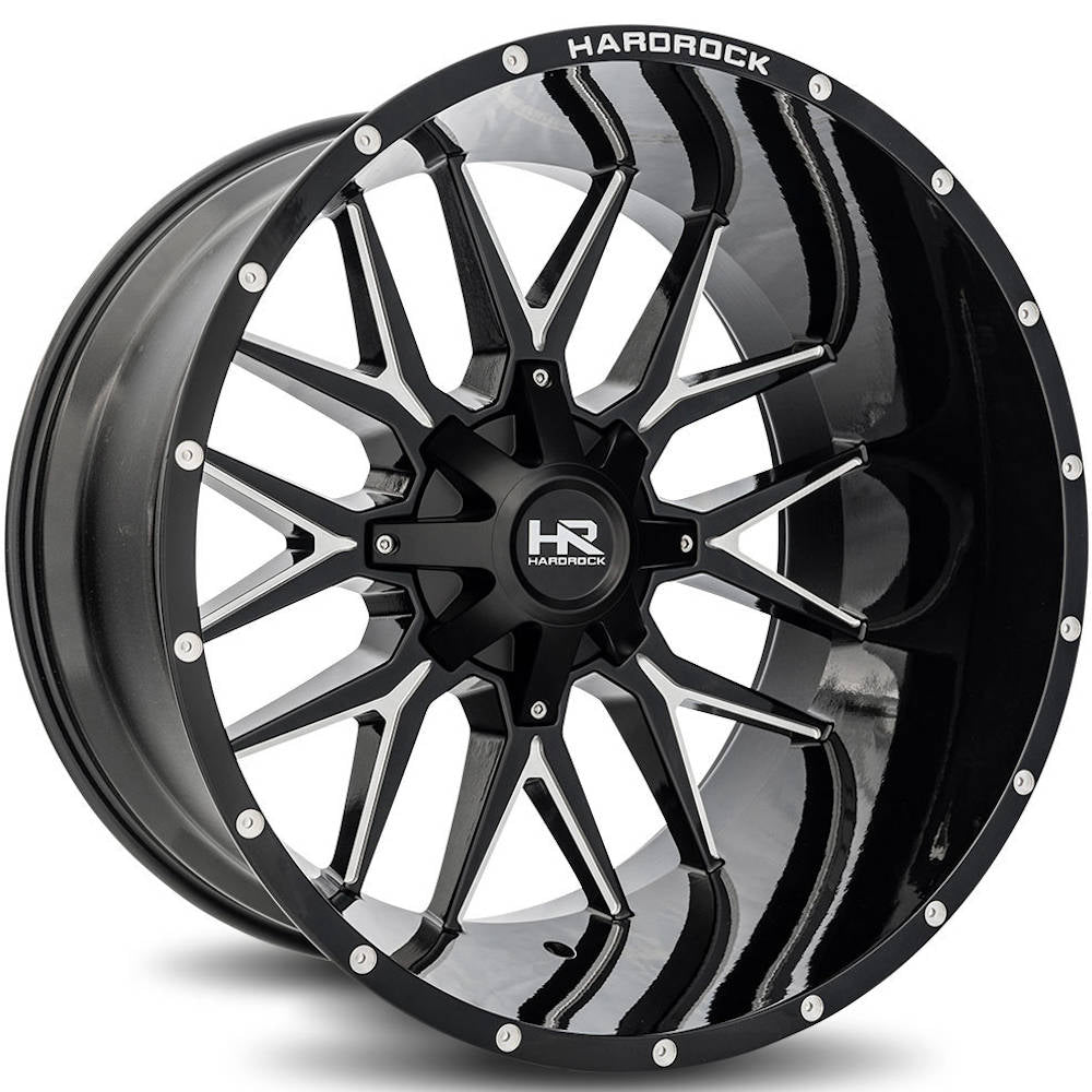 Hardrock H700 AFFLICTION Black/Machined wheel
