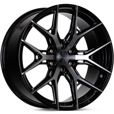 Vossen HF6-4 Black/Machined wheel