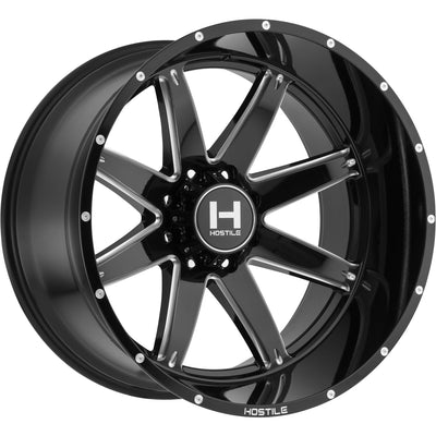 Hostile H109 ALPHA Black/Milled wheel