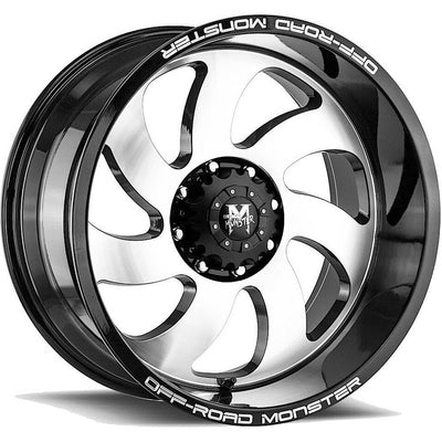 Off-Road Monster M07 Black/Machined wheel