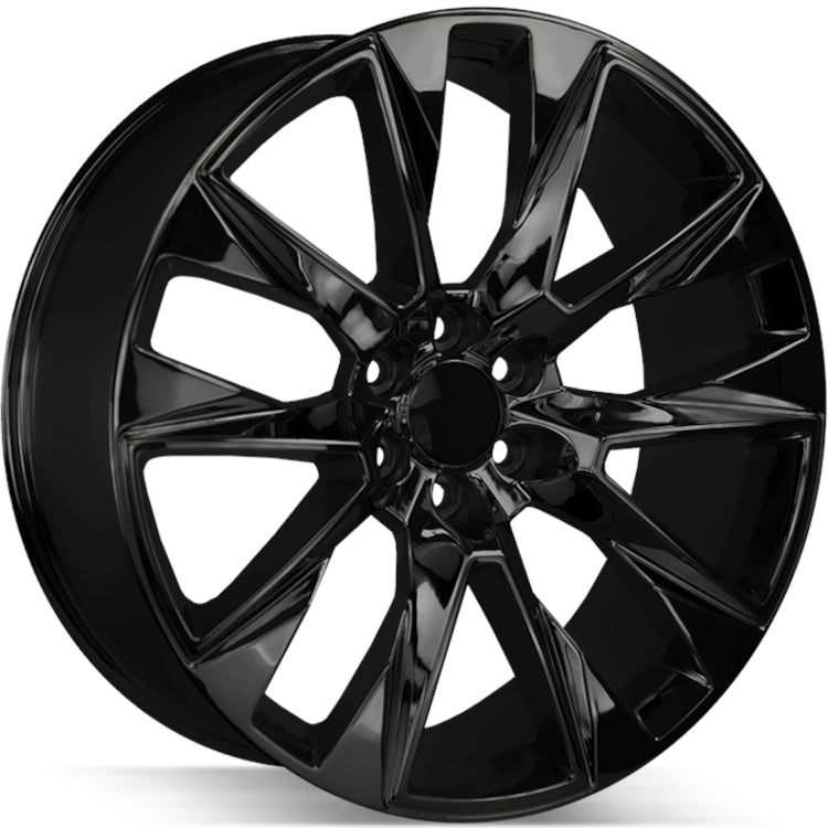 Strada Replicas Silverado Replica Black wheel
