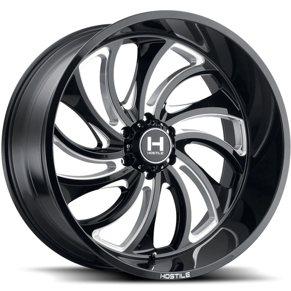 Hostile H118 DEMON Black/Milled wheel