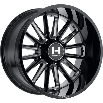 Hostile Predator Black/Milled wheel