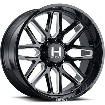 Hostile Vulcan Black/Milled wheel