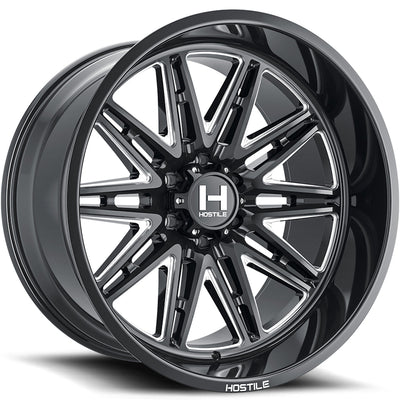 Hostile H126 Black/Milled wheel