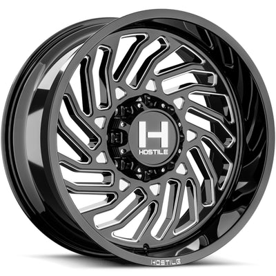 Hostile H140 TWISTER Black/Milled wheel