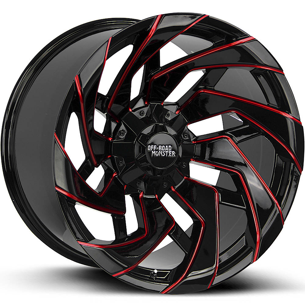 Off-Road Monster M24 Black/Red wheel