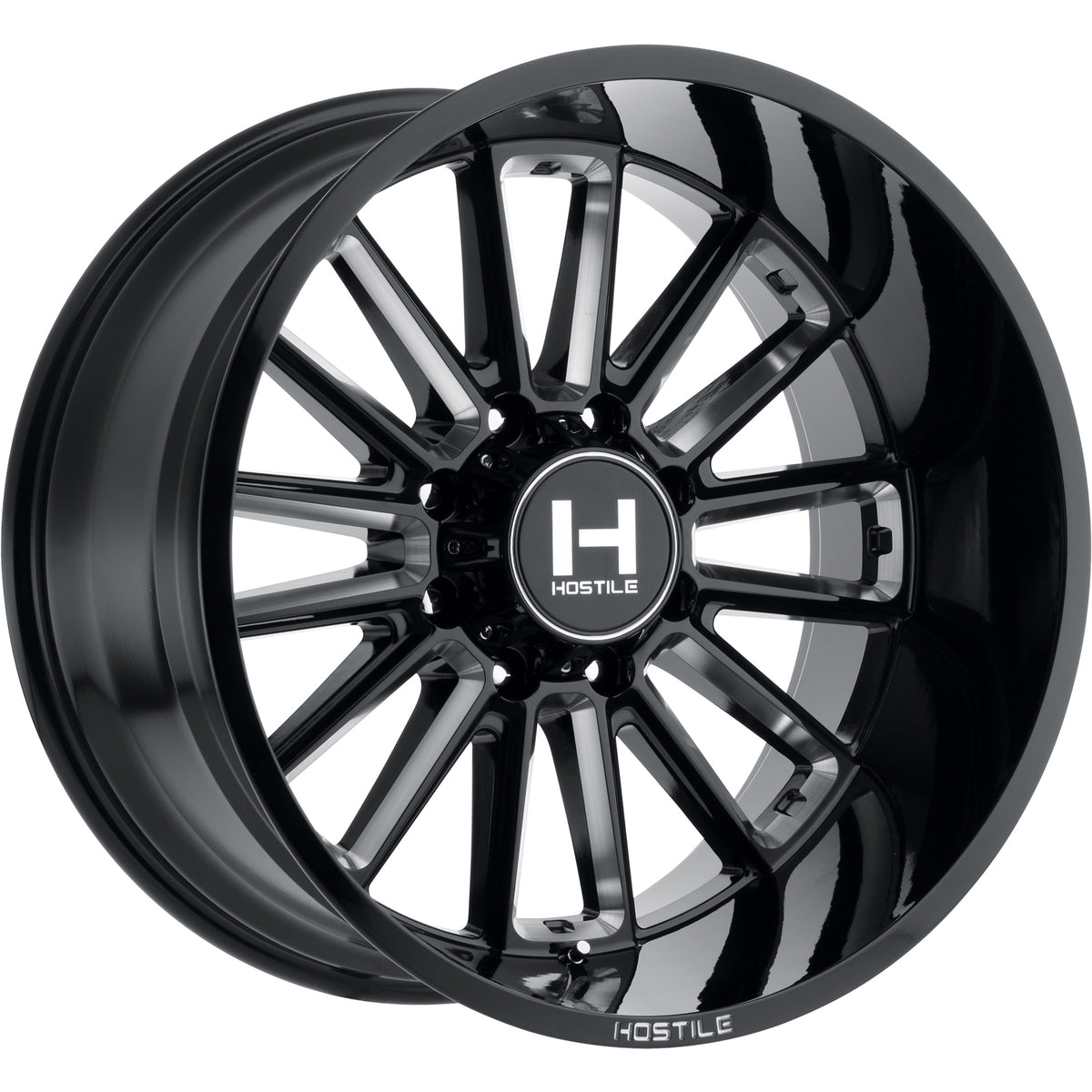 Hostile Predator Black/Milled wheel