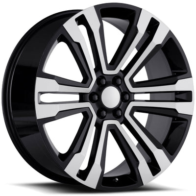 Factory Reproductions FR72 Black/Machined wheel