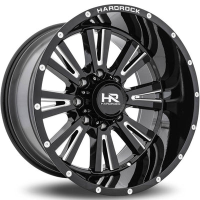 Hardrock Spine Xposed Black/Machined wheel