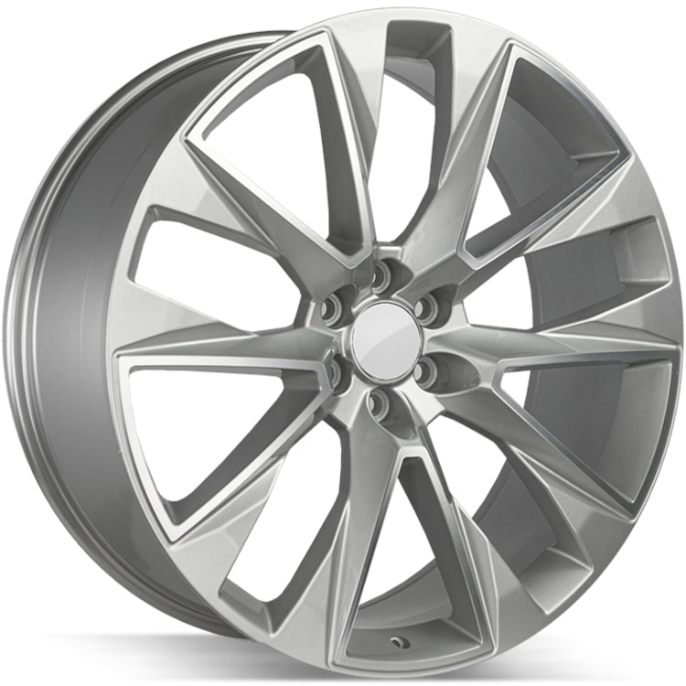 Strada Replicas Silverado Replica Silver/Machined wheel