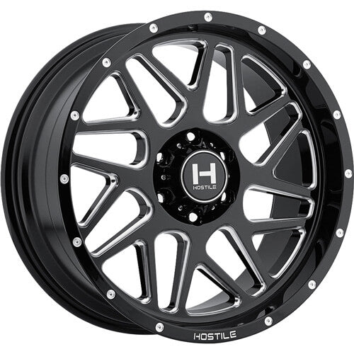 Hostile H108 SPROCKET Black/Milled wheel