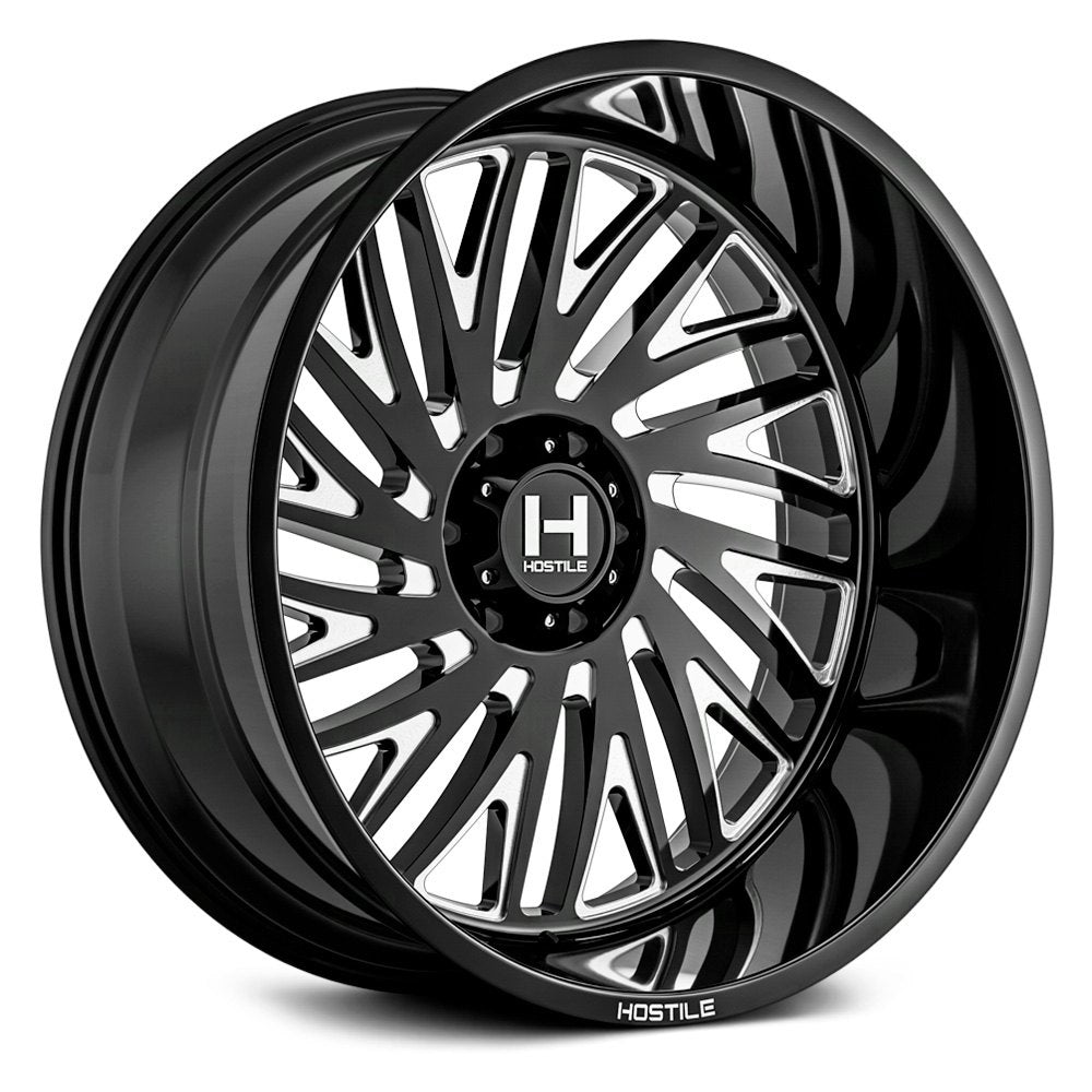Hostile H131 SYCLONE Black/Milled wheel