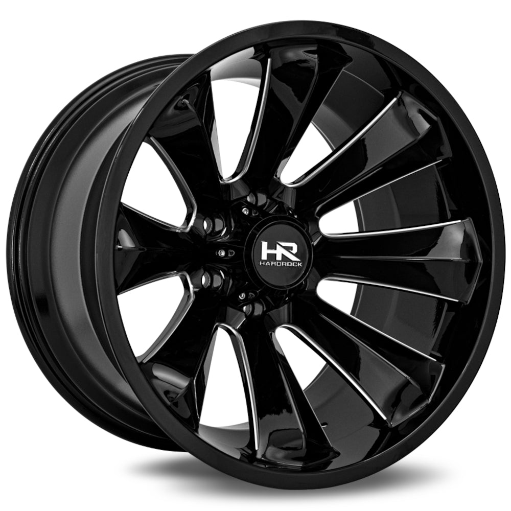 Hardrock H506 XPLOSIVE XPOSED Black/Machined wheel