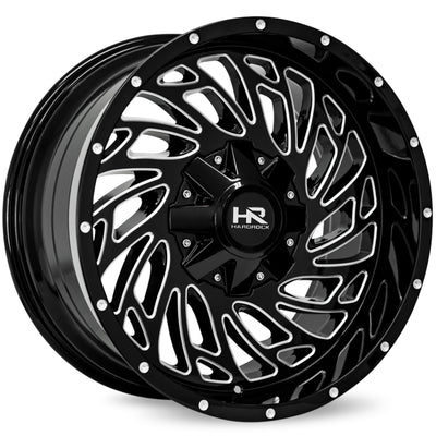 Hardrock Attack Black/Machined wheel