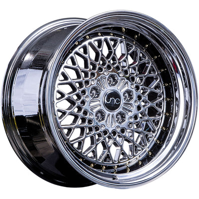 JNC JNC045 Platinum/Gold wheel