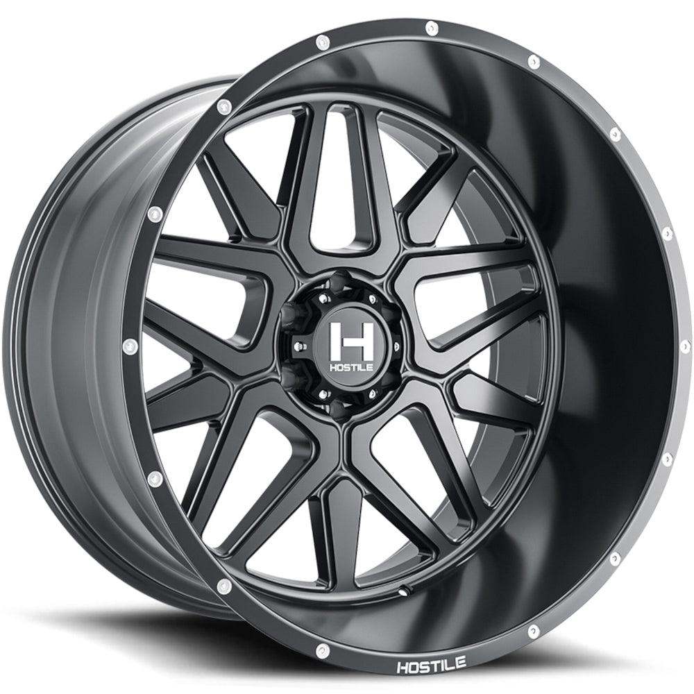 Hostile H128 Black wheel