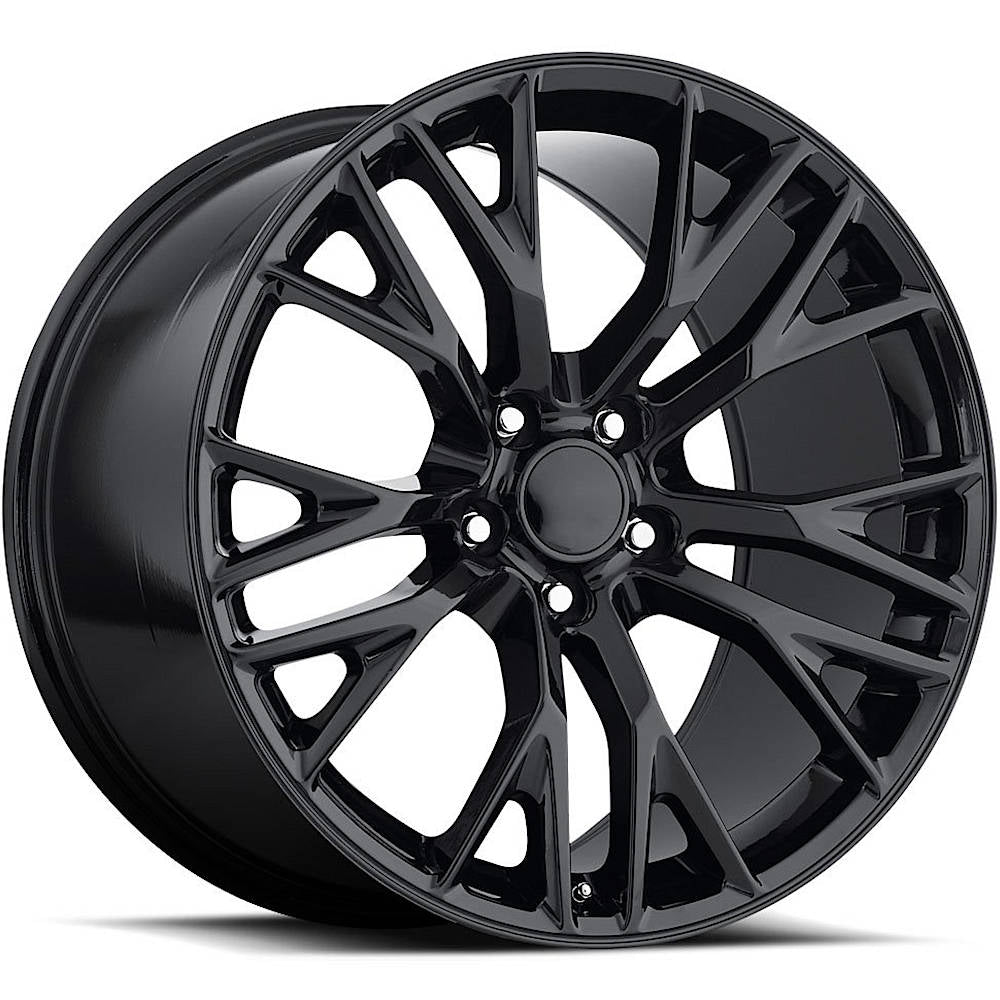 Factory Reproductions FR22 C7 Z06 CORVETTE Black wheel