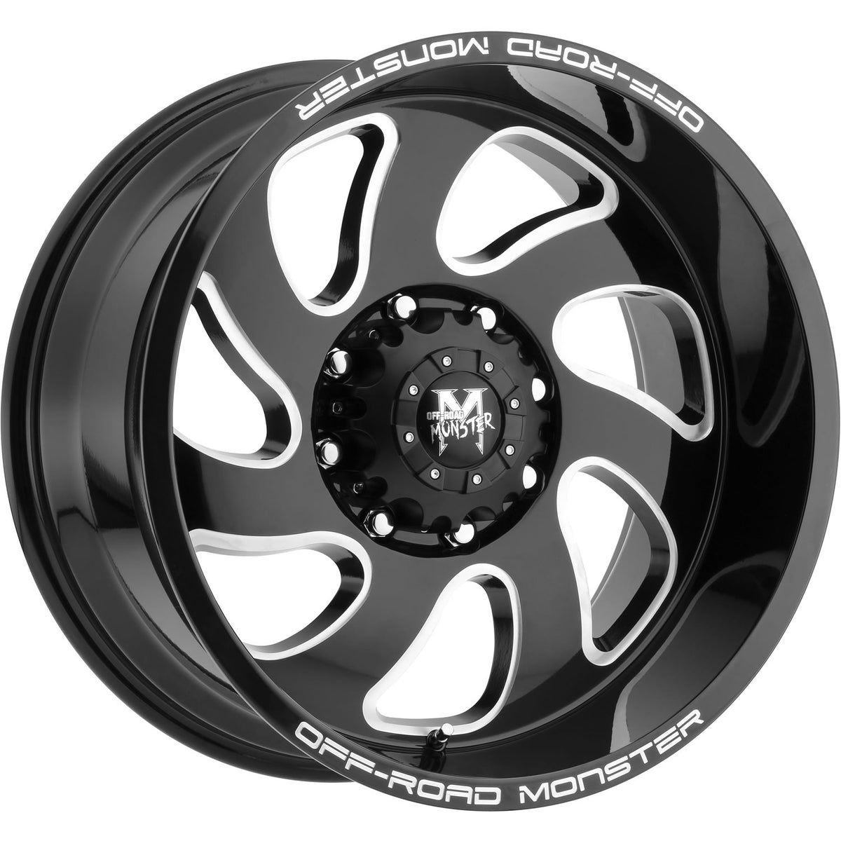 Off-Road Monster M07 Black/Machined wheel