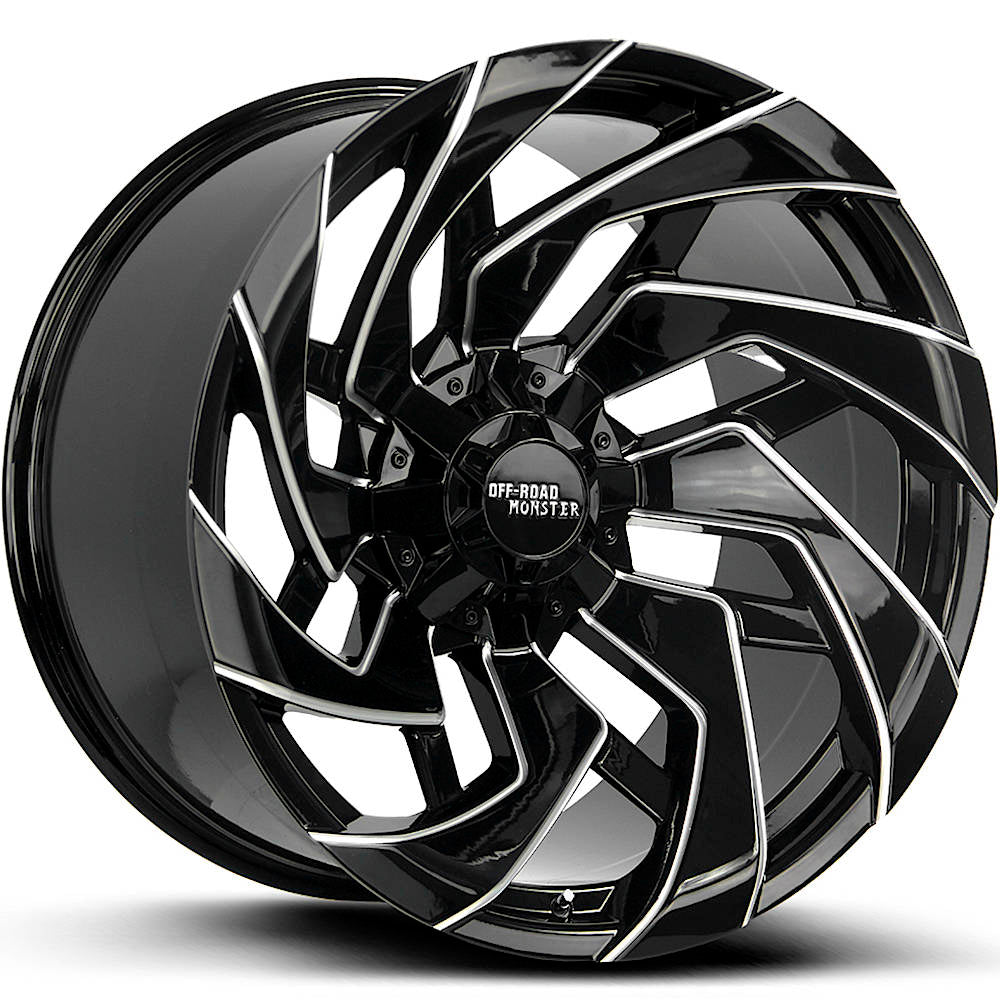 Off-Road Monster M24 Black/Machined wheel