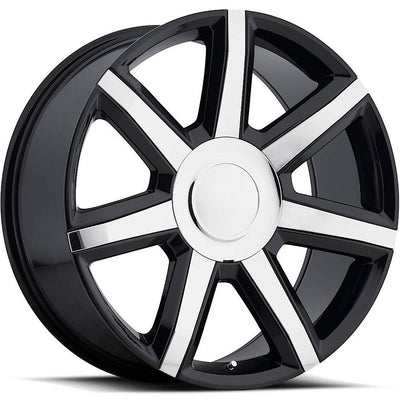 Factory Reproductions FR56 Black/Chrome wheel